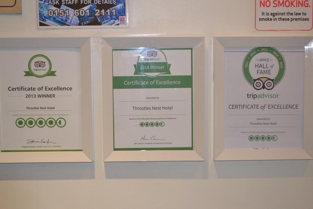 Throstles Nest Hotel Liverpool Esterno foto